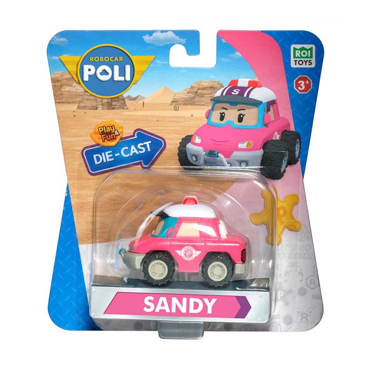 Металева колекційна машинка Robocar Poli Сенді, від 3 років, 14*4.5*15.2 см (MRT-0613)